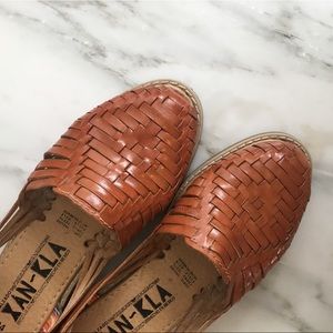 Woven Leather Mexican Huaraches Sandals